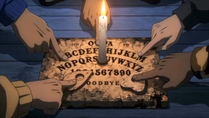 The board answered. Then something else did too 🕯️ 📺 The Session — Episode 1 #darkanime #supernatu