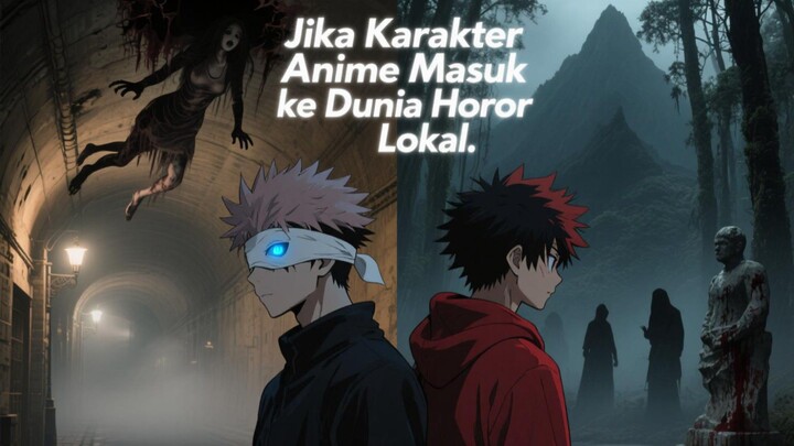 Ketika Karakter Anime Masuk ke Dunia Horor Indonesia.tonton sampai akhir!.