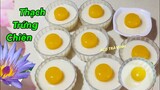 THẠCH RAU CÂU- Cách làm Bánh Thạch Rau Câu Trứng Chiên ngon tuyệt Lạ Miệng /Fried egg jelly