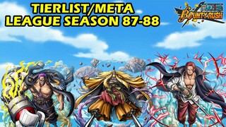 Tier List/Meta Character Season 87-88 | One Piece Bounty Rush