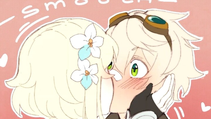 [Genshin Impact Audio Manga/English with Chinese Subtitles] Bennett's First Kiss