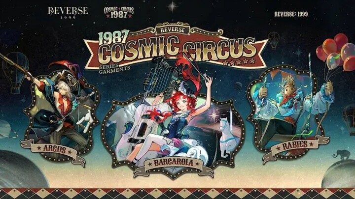 Version 2.7 Garment Trailer - 1987 Cosmic Circus | Reverse: 1999