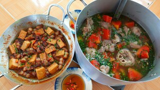 Bữa Cơm Đầm Ấm Ngày Nắng Đẹp Sau Giờ Mấy Chú Cháu Trồng Cây | MTQH