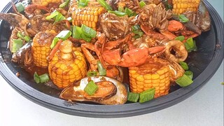 Boiled seafood recipe