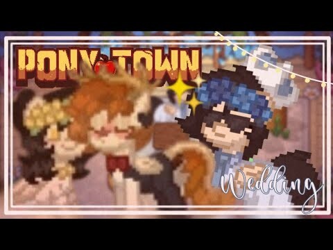 ✧༺ Pony🍎Town Wedding || Mr. and Mrs. Simps💍༻✧