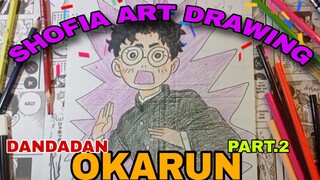 MENGGAMBAR OKARAUN DARI ANIME DAN DADAN