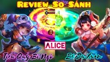 Review so sánh Alice Bé Du Xuân với Tiểu Quỷ Bí Ngô - PHẦN 1 / Rum ●○ Alice / LIÊN QUÂN