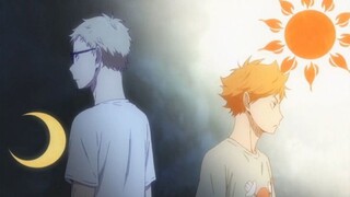 Hinata and Tsukki at Shiratorizawa Training