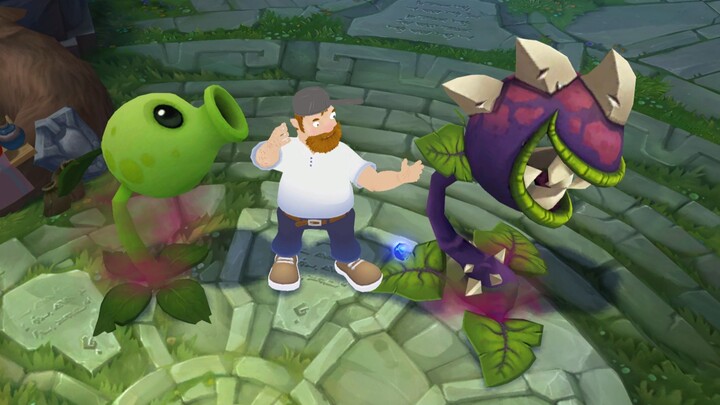 You’re playing a brand-new version of Plants vs. Zombies.