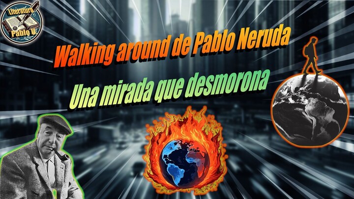 Walking around poema de Neruda: cuando el tedio abruma