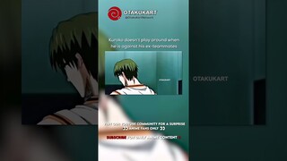 Kuroko doesn’t play around when he is against his ex teammates #anime #shorts #animeedits #animememe