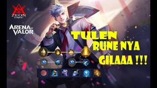 AOV TULEN PRO BUILD RUNE- ARENA OF VALOR|ROV|LiênQuân|傳說對決|펜타스톰