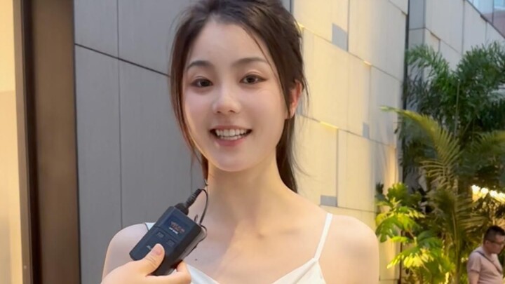 The cheerful, smiley young lady