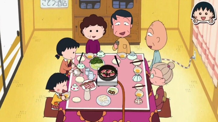 [Vietsub] Cô Bé Maruko - Cả nhà cùng ăn lẩu của chị hai