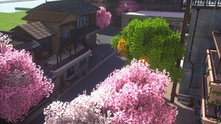 [Minecraft]一条日系樱花巷