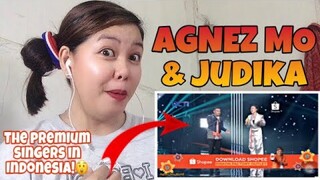 🔴 AGNEZ MO & Judika - You Are Not Alone (Michael Jackson) [Shopee5.5] || Reaction || Filipina React
