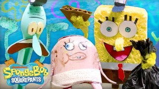 SpongeBob Cleans Up Bikini Bottom... IRL! 🌊 | World Ocean Day | @SpongeBobOfficial