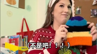 老师把孩子们的画都做成了真正的帽子