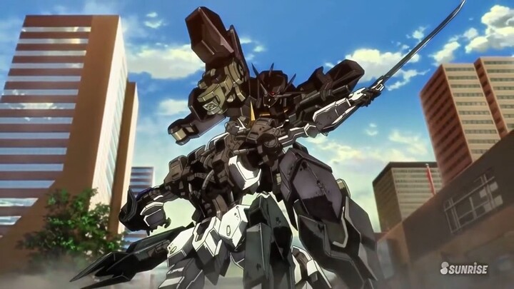 Epic Scene - Gundam Barbatos vs Graze Erin