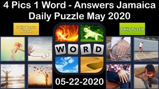 4 Pics 1 Word - Jamaica - 22 May 2020 - Daily Puzzle + Daily Bonus Puzzle - Answer - Walkthrough