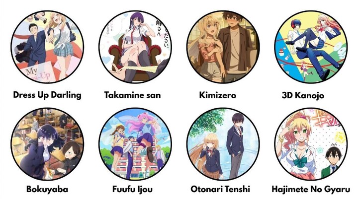 8 anime romance cowok biasa dengan cewek populer dalam 6 menit