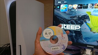 عندما أدخلت قرص البيانات الإنجليزي في جهاز PS5