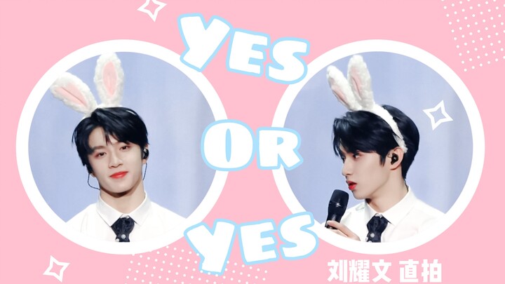前方高能北极兔成精！15岁偶像刘耀文逆天身材演绎energetic+yes or yes