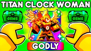 ULTIMATE TITAN CLOCK WOMAN in Skibidi Toilet Tower Defense