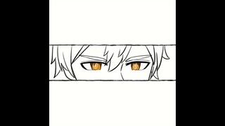 That Time When I Draw Genshin Impact Zhongli Eye #genshinimpact #genshinfanart #timelapse #zhongli