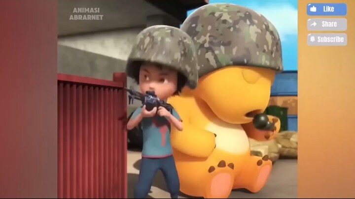 Gendut Kena Bom Tapi Tetap Santai, Ini Reaksinya