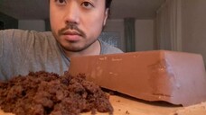 ASMR HUGE CHOCOLATE BAR & MASHED BROWNIES - EATING SOUNDS