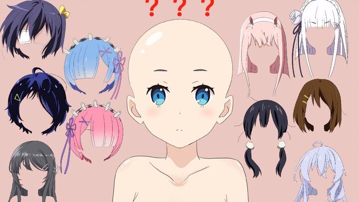 Rem can't find her hair, can you help her?