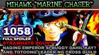 One piece 1058: Mihawk "Marine Chaser" ang totoong Leader ng Cross guild | Strawhats bounty