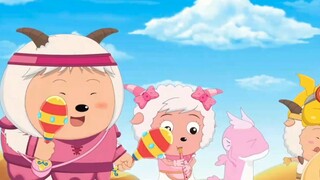 Pleasant Goat and Big Big Wolf Movie Happy Dragon Year Wolf and Goat Dance Famous Scene