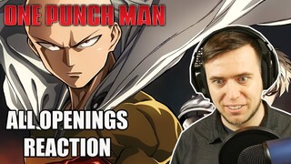 One Punch Man All Openings REACTION