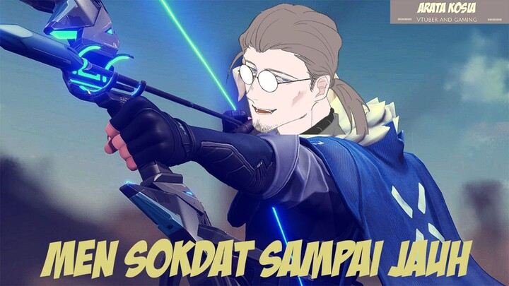 VTUBER INI MENGGUNAKAN HOKINYA SELAMA 1 TAHUN UNTUK CLUTCH INI #vtuberid #shorts #VALORANT