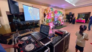 Lights and Sounds setup with Videoke and Projector at Citi Di Mare by SDSS vlog