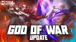 MLBB GOD OF WAR UPDATE?🤔🤔 NEW STARLIGHT & MORE REVAMP UPDATE | Mobile Legends #WhatsNEXT Eps.62