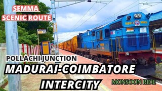Madurai to Coimbatore Intercity Express vlog tamil | Pollachi to Coimbatore train vlog | #train vlog