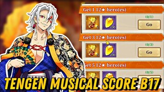 TENGEN MUSICAL SCORE B17 vs KYOJURO B16 & EVENT TERBARU FREE SSR + TIKET GACHA - DS BLADE OF HASHIRA