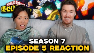 THIS GAVE US GOOSEBUMPS | My Hero Academia Season 7 Episode 5 Reaction
