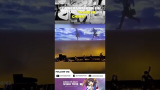 CONCERT ATTACK ON TITAN ĂN GẠCH ĐÁ #wibutime #shorts#anime