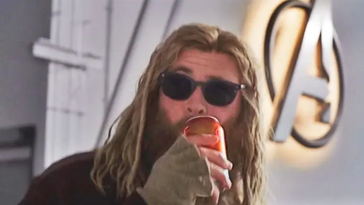 Thor's hobby of drinking beer originated from a glass of beer given by Doctor Strange!