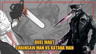 Duel Akhir CHAINSAW MAN VS KATANA MAN | Alur Cerita Chainsaw Man ARC KATANA MAN PART 3 (Ch. 33-39)