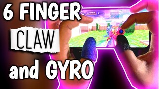 6 FINGER CLAW + GYRO "ON PHONE" Call of DUTY MOBILE (RANKED + HANDCAM) | 6 FINGER CLAW LAYOUT