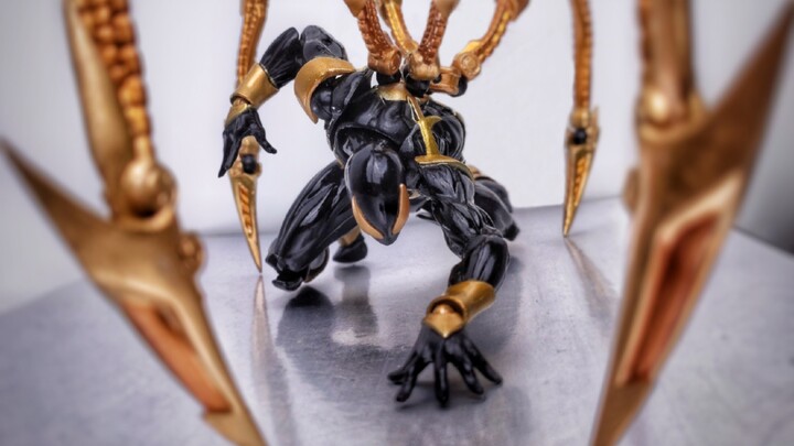 "POSE SHOW" KO the second factory Kaiyodo surprise Yamaguchi black gold iron spider