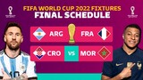 Jadwal Final Piala dunia 2022 - Jadwal Perebutan Juara ke 3 Piala dunia 2022