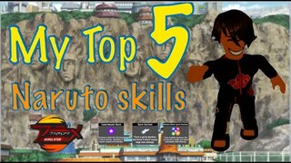 5 OP skills from NARUTO Series in Anime Fighting Simulator Roblox