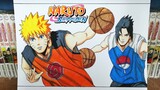 Drawing Naruto Sasuke Basketball | #32