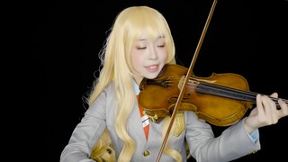 April tanpa Xiaoxun akan datang lagi...Biola memainkan "Your Lie in April"ｷﾗﾒｷ